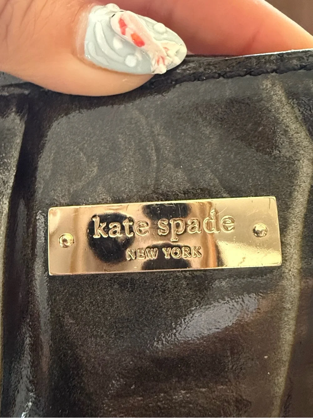 kate spade sleek croc